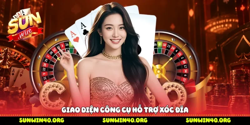 Giao diện công cụ hỗ trợ xóc đĩa 