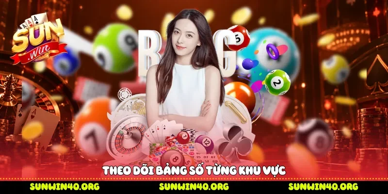 Theo dõi bảng số từng khu vực
